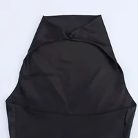 Robe d'été pour femmes, vêtements de tempérament Simple, à la mode et Sexy, dos nu, Texture en Satin de soie, col suspendu, nouvelle collection 2025 4