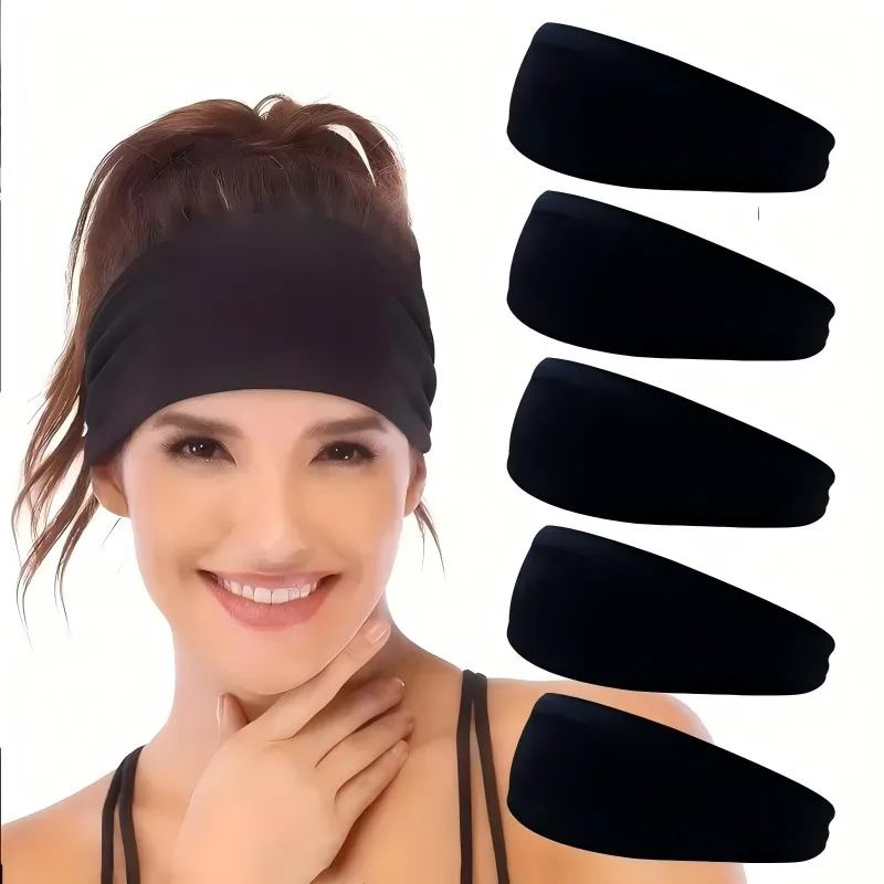 1/3pcs Sports Headbands For Men Running Headband Moisture Wicking, Workout Headband For Running Cycling Basketball Yoga Fitness