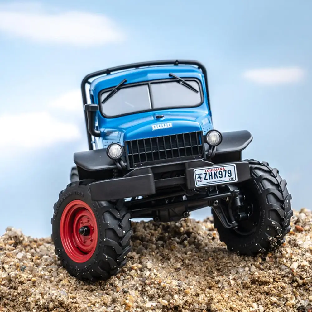 FMS 1:24 POWER WAGON FCX24 RC Crawler Model Buggy Car 4WD Vehicle Truck For Sandland Desert Dirt Road for Men Boys  1/24 Toys 6
