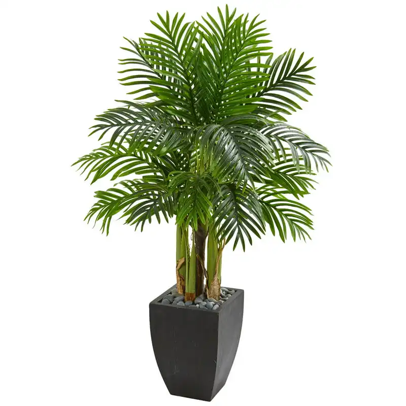 

Kentia Artificial Tree in Black Planter