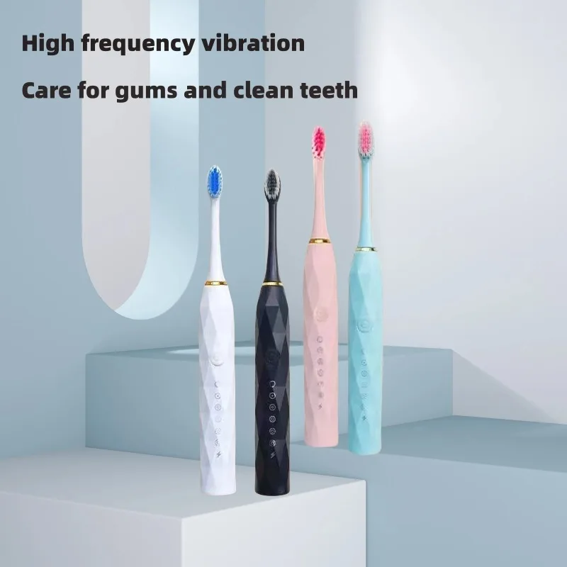 Fully automatic soft bristled Electric Toothbrush for adults children universal charging six modes electric toothbrush