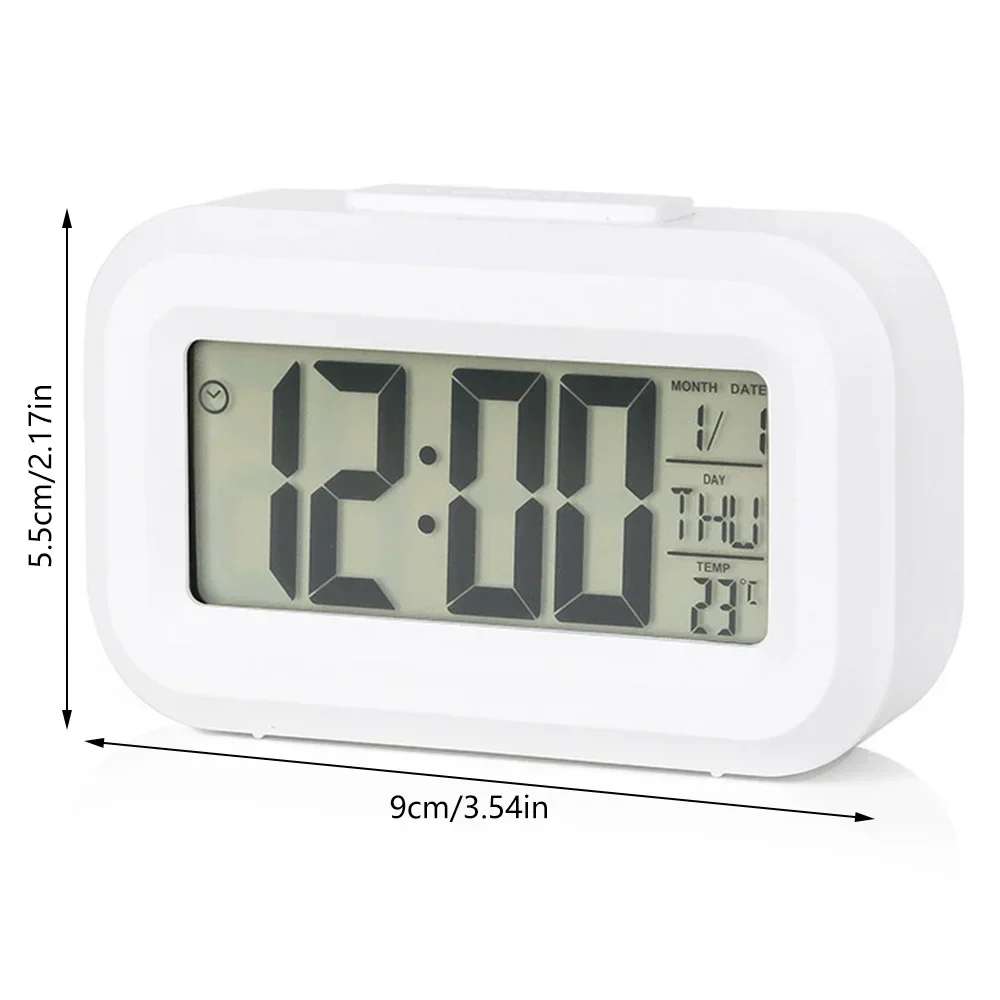 LED Digital Alarm Clock Children's Bedroom Clock for Room Bedside Table Suitable for Home Offices Kids Clocks Decor Garden