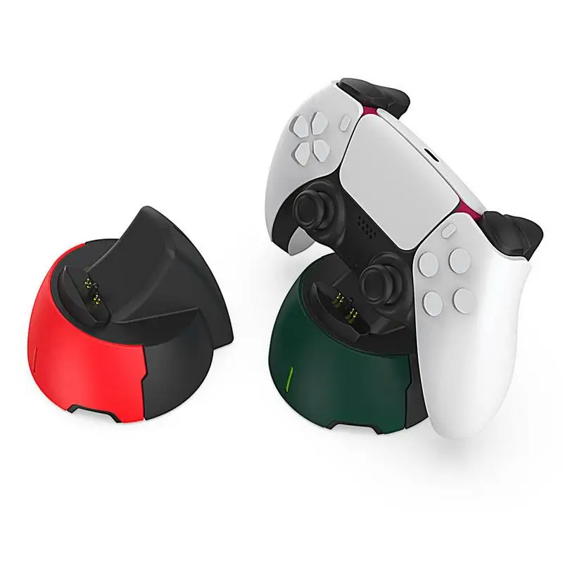 Caricabatterie Maniglia Wireless Originale Portatile A Carica Singola Indicatore Led Storage Rack Design Adatto Per Controller Di Gioco Ps5