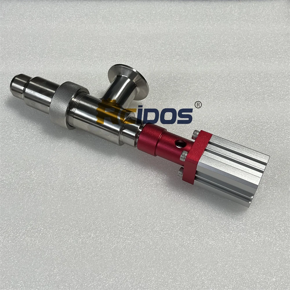 RCIDOS Chuck 50.5 공압식 안티 드립 충전 헤드, 304SUS 스테인레스 스틸 충전 기계 배출 노즐, 1개 가격