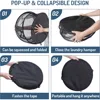 Folding Dirty Laundry Sorting Basket Large Mesh Yarn Storage Bag Frame Bucket Laundry Organizers Storage Pouch Storage Organizer 4