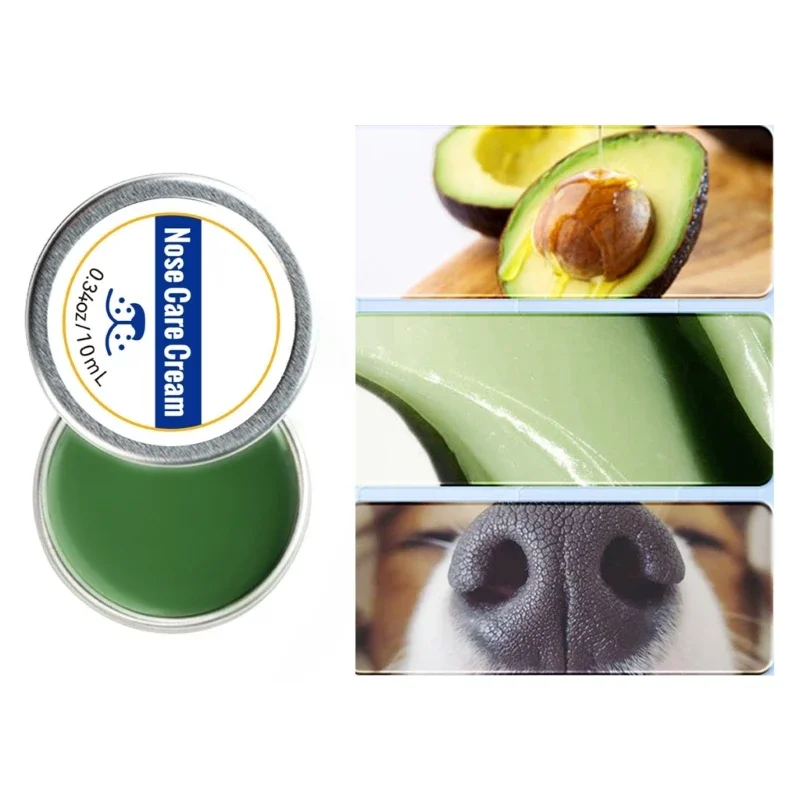 10mlNatural Ingredient Pet Nose Moisturizing Cream Relieve Dryness for Dog Cat Nose and Paw Winter Moisturizing Cream