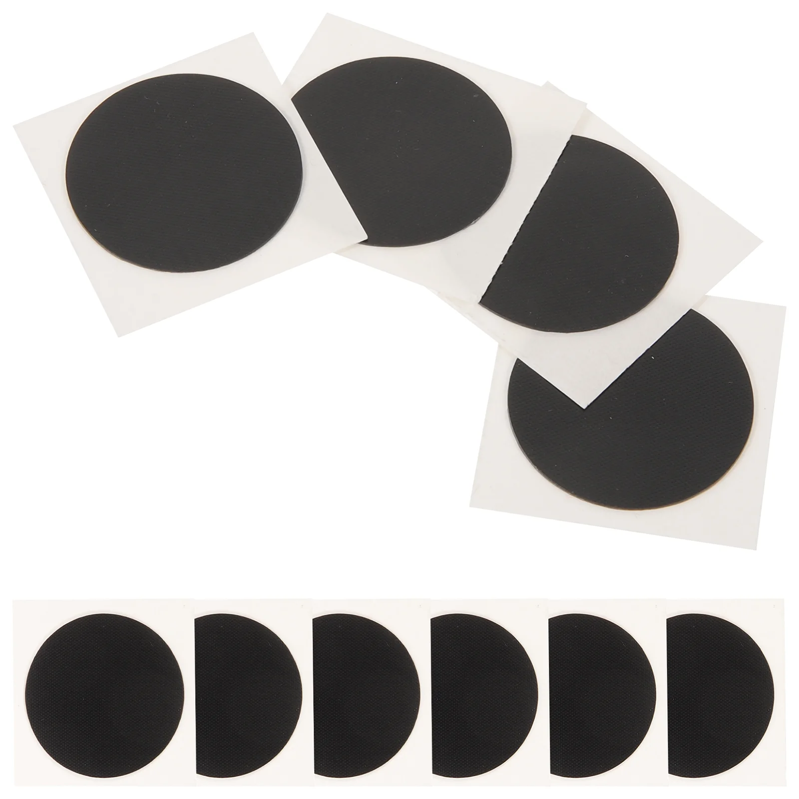 

10 Pcs Bicycle Inner Tube Tire Repair Tool Long-distance Riding Equipment Patch 10pcs (black) Kit Vehicle Puncture Rubber Bike