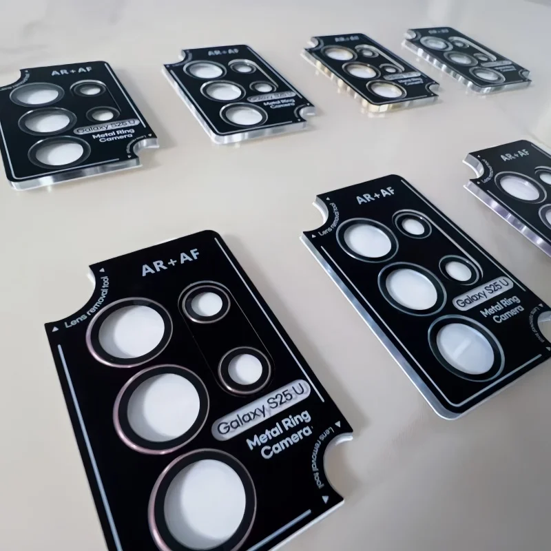 Premium Metal Lens Glass Protector with Locator