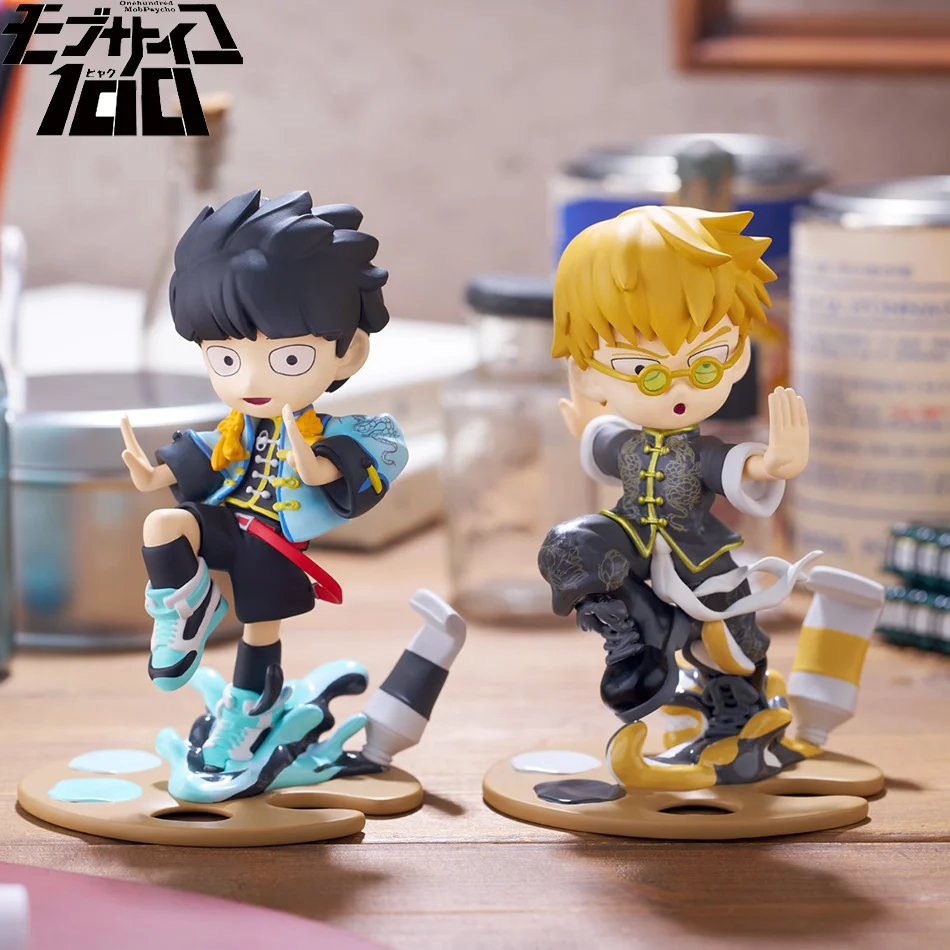 Mob Psycho 100 Anime Reigen Arataka Q Edition Kawaii Sitting Palm Series Collectible Ornament Gift