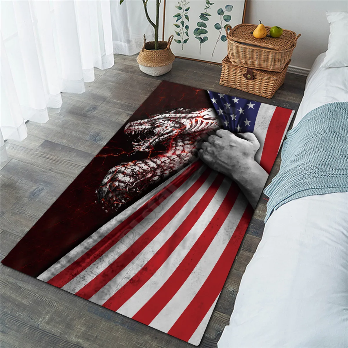 

America Dragon Rug 3D All Over Printed Rug Witch Rug Star Rug Non-slip Mat Dining Room Living Room Soft Bedroom Carpet 02