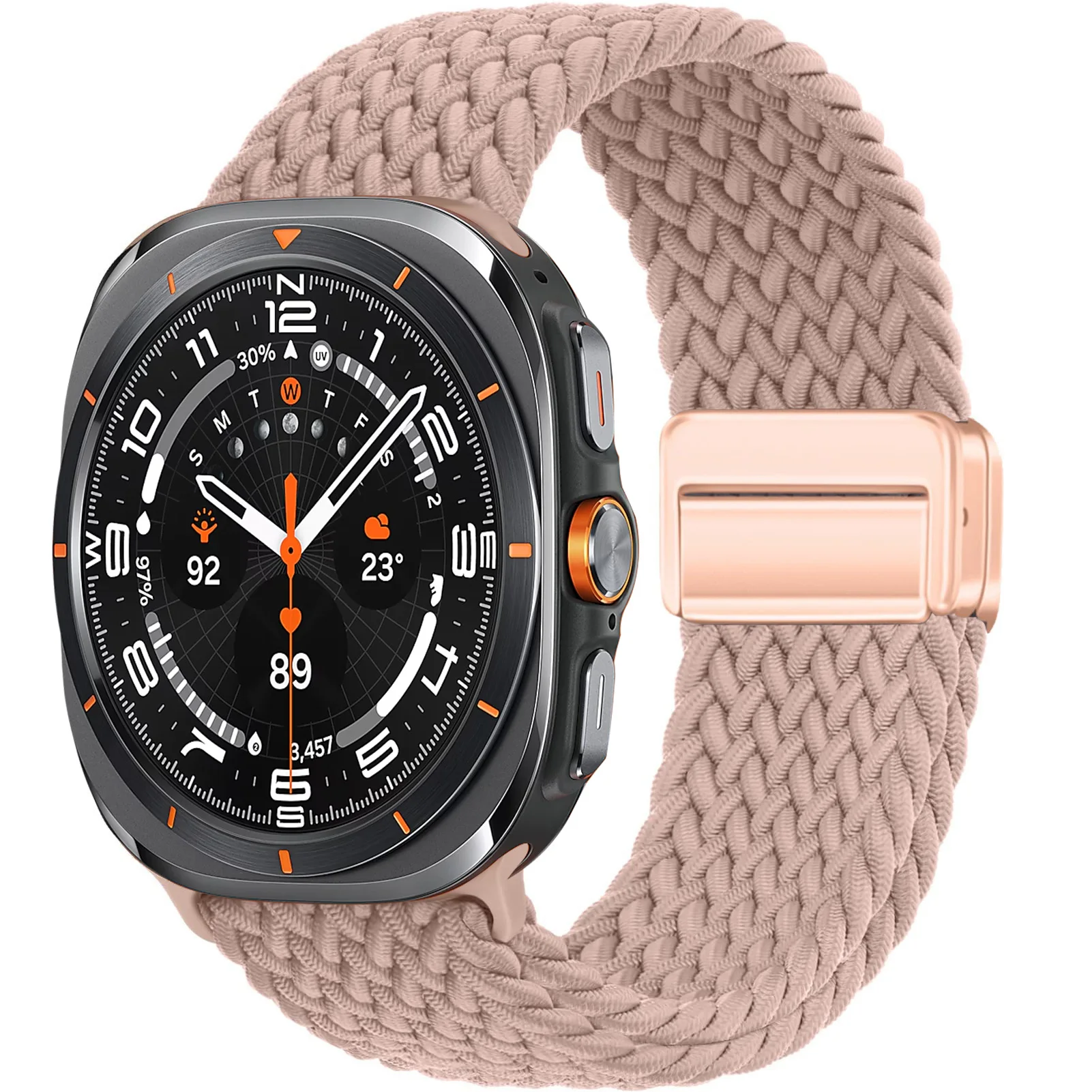 Magnetic Nylon Braided Sport Bracelet Strap