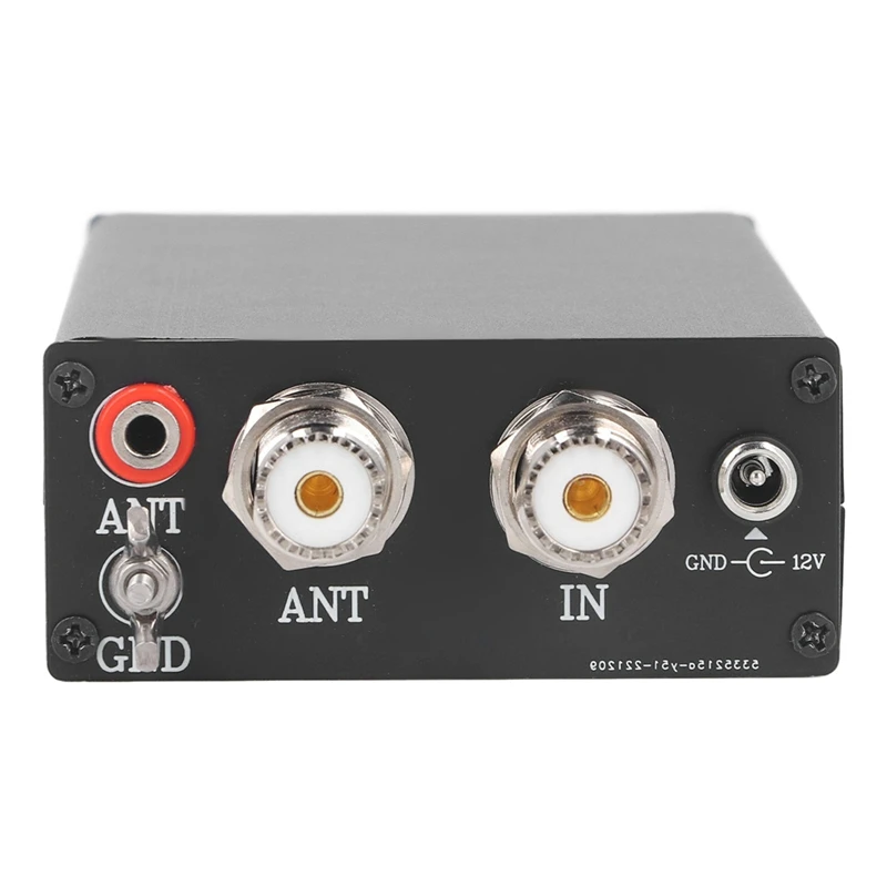 ATU-130 1.8?50MHz 200W 마이크로 단파 자동 안테나 튜너 10?15VDC 유기 발광 다이오드 디스플레이-A76U
