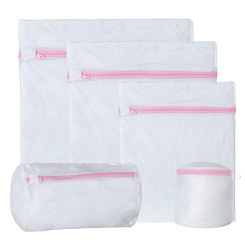 Zippered Mesh Laundry Wash Bags Foldable Delicates Lingerie Bra Socks Underwear Washing Machine Clothes Protection Net 3 Size laundry bag,clothes washing bag,underwear washing bag,bra washing bag