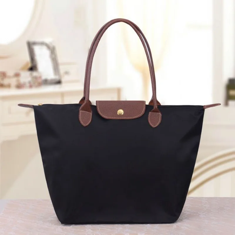 New Fashion, Simplicity, Versatile, Large Capacity Shoulder Bag, Mommy Bag, Women's Leisure Travel Bag, Dumplings, Handheld Bag