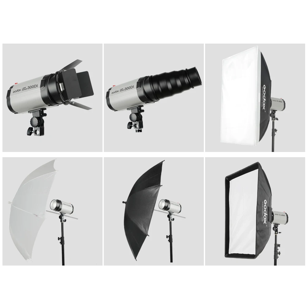 Godox 300Ws Photographic Lighting Mini Studio Flash 300DI 300Ws