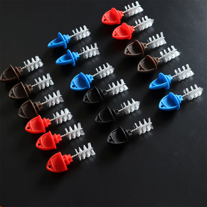 2Pcs Beer Faucet Deep Cleaning Brush Beer Tap Cap Plug Cleaner For Home Bar Faucet Hygiene Tool Nylon Bristle Brushes Portable