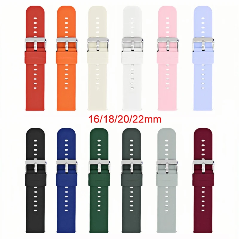 Silicone Sport Quick Release Waterproof Strap - Universal Band