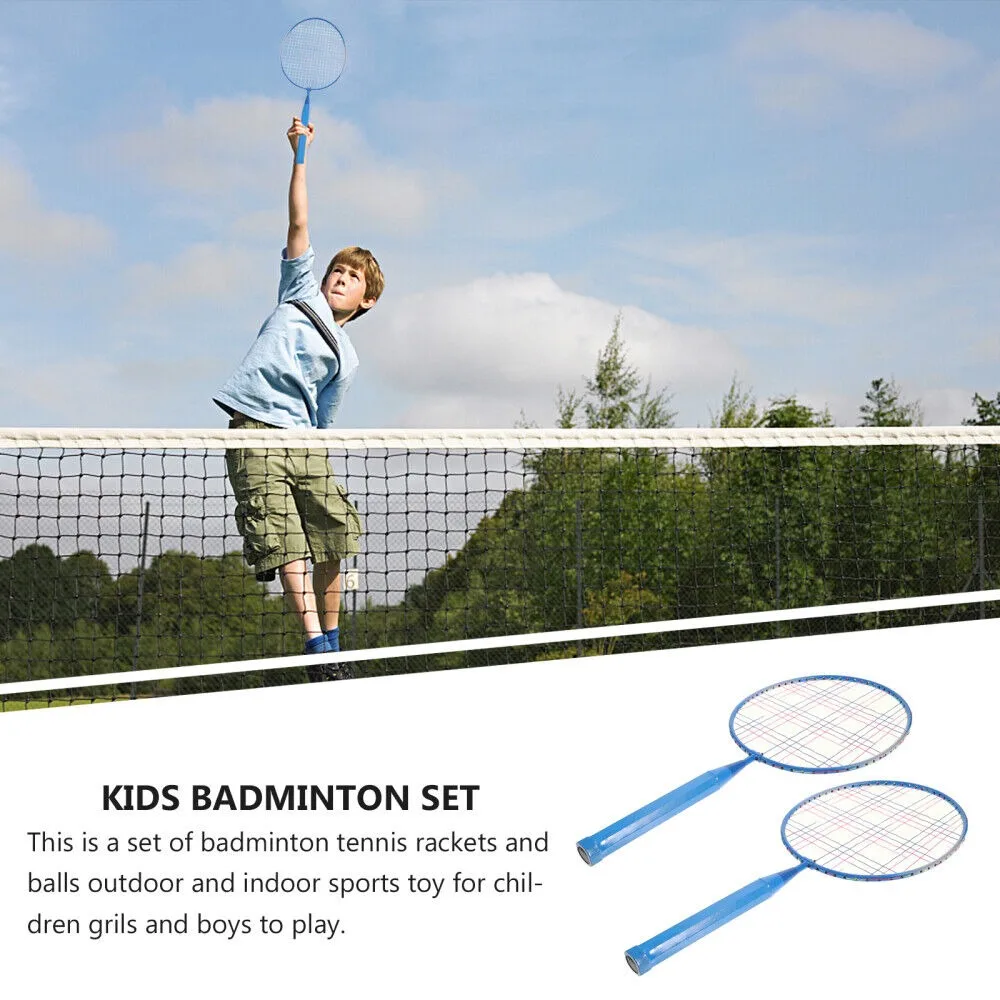 

Iron Badminton 46cm Outdoor Sports New Racquet Set for Outdoors Motion Racquet Movement Child Personal Interaction