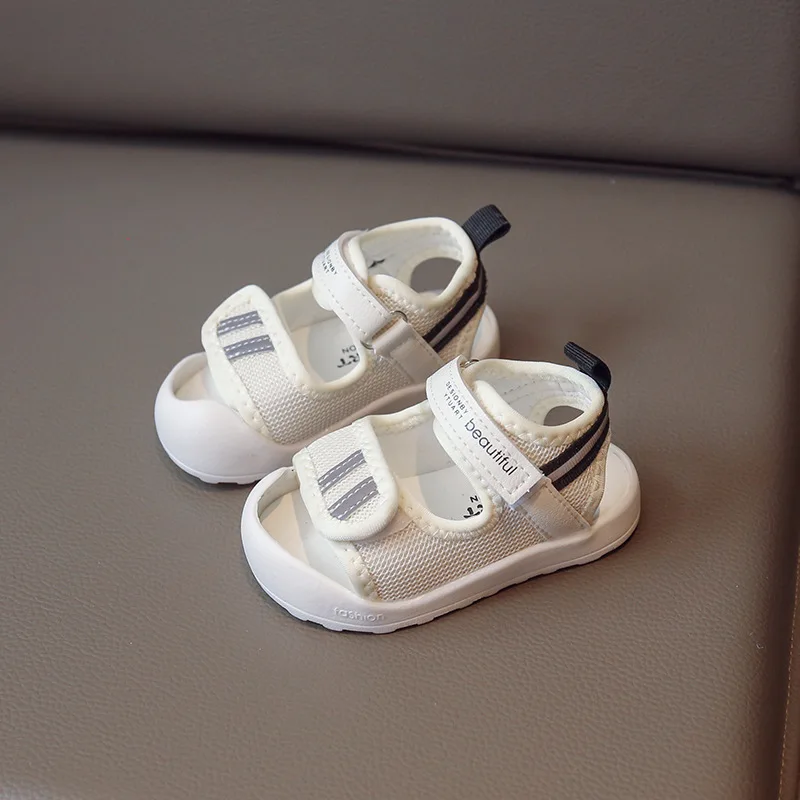 

Детские летние босоножки для малышей, Новые повседневные сетчатые детские сандалии для мальчиков, противоударные и Нескользящие Детские сандалии, детская обувь для девочек