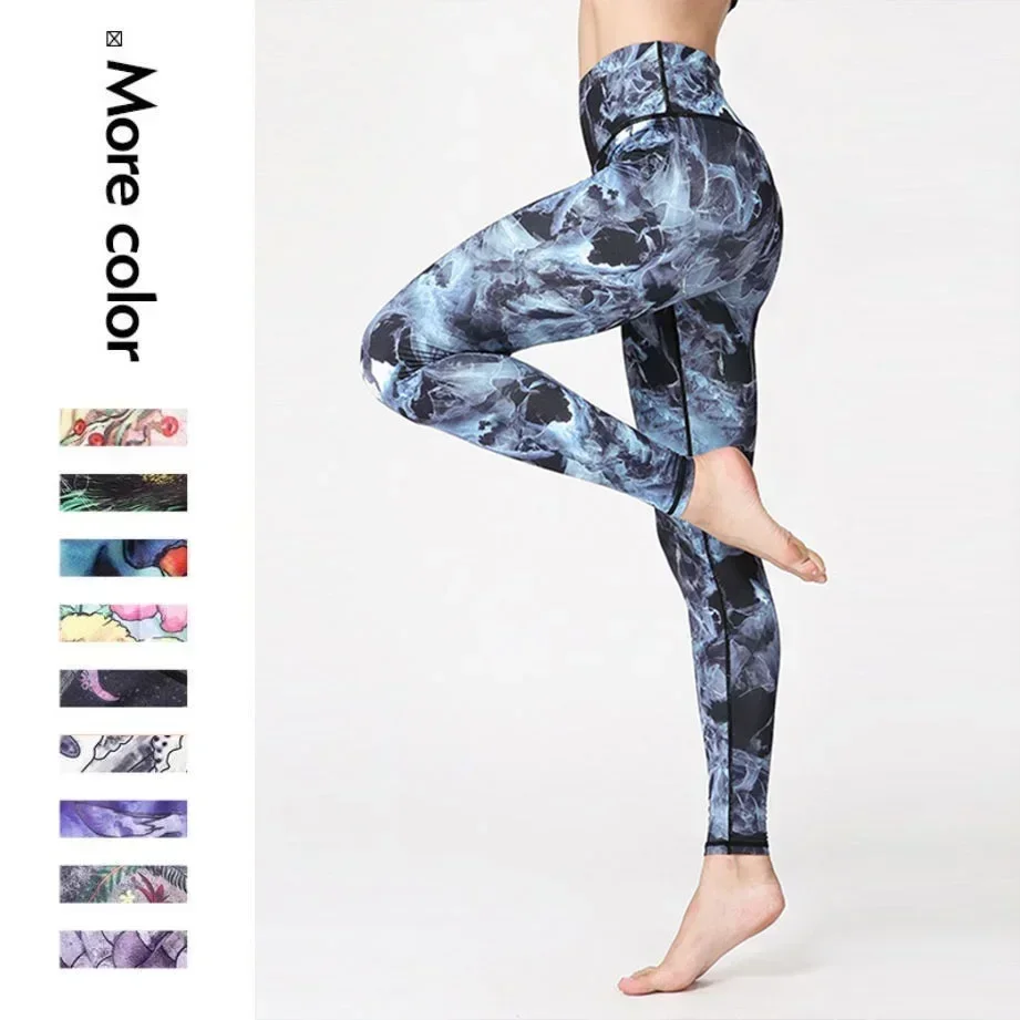 Sports Leggings Cloud Hide Yoga Pants Long Sports Women Fitness Tights Girls High Waist Running Workout Trouser Plus Size Tummy Control sports leggings sports pants yoga pants female tights