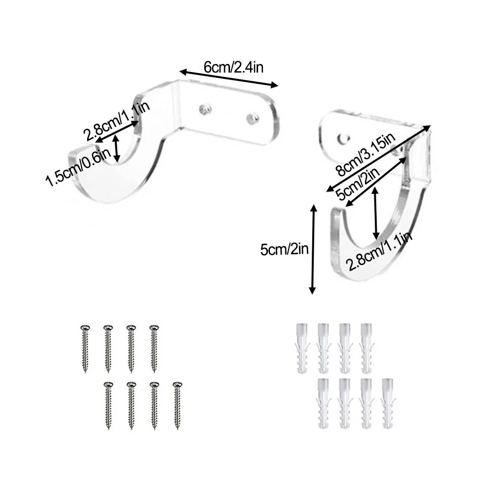 Acrylic Bat Holder 5*8*6cm Baseball Bat Holder Wear Resistant Annular Groove Elegant Touch Long-lasting Functionality