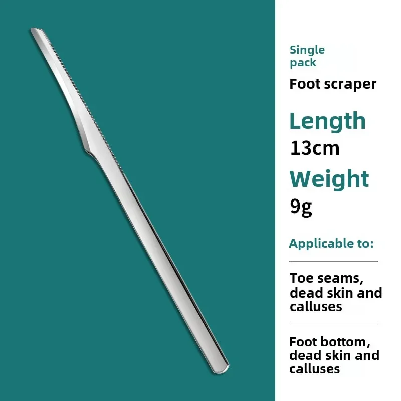 1Pc Pedicure Knife Tools Kits Professional Stainless Steel Foot Scrubber Dead Skin Remover Foot Scraper Knife Foot Care Tool New - 6