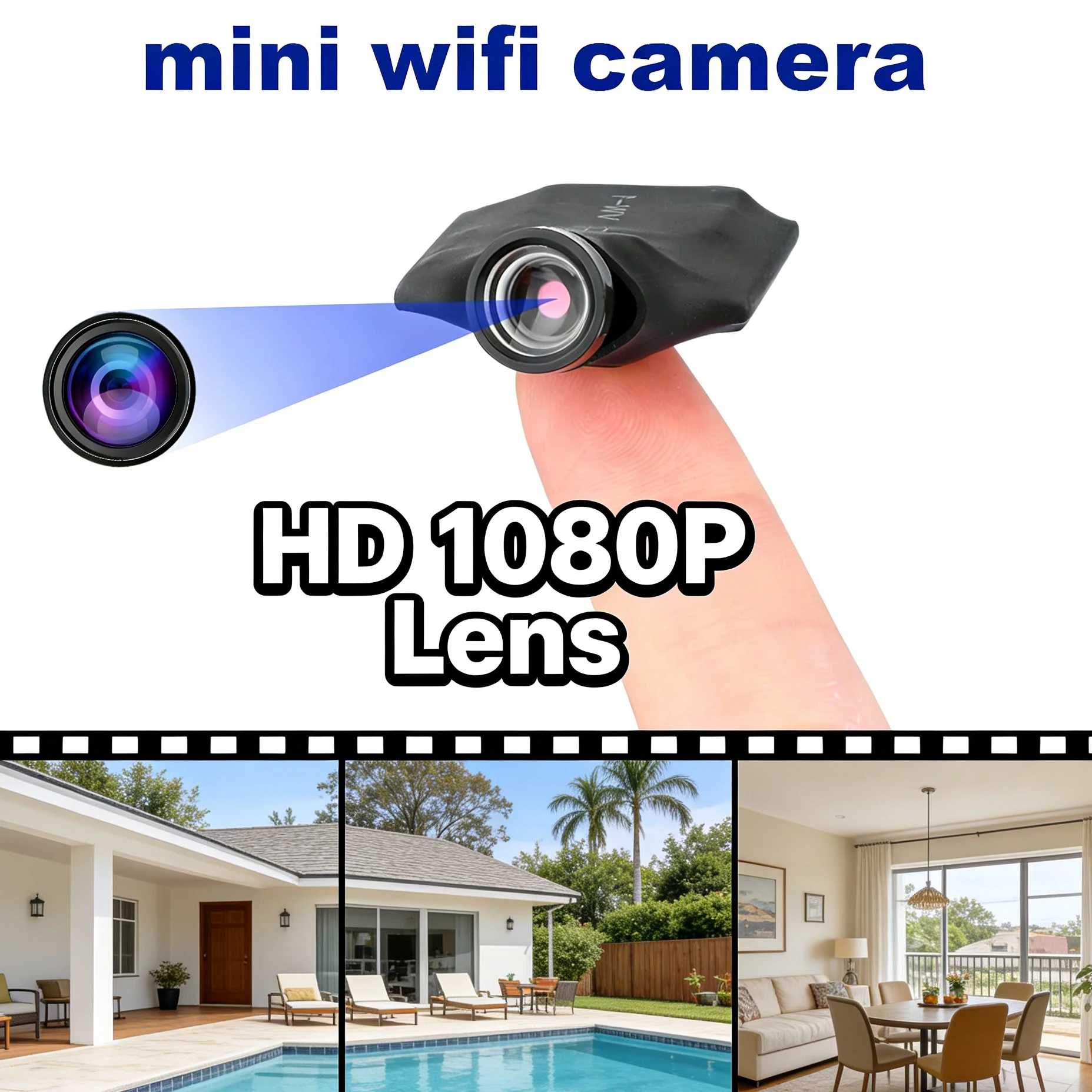 1080P 미니 카메라 모듈 WiFi 카메라 HD DIY 비디오 레코더 모션 감지 홈 보안 감시 캠코더 원격 보기