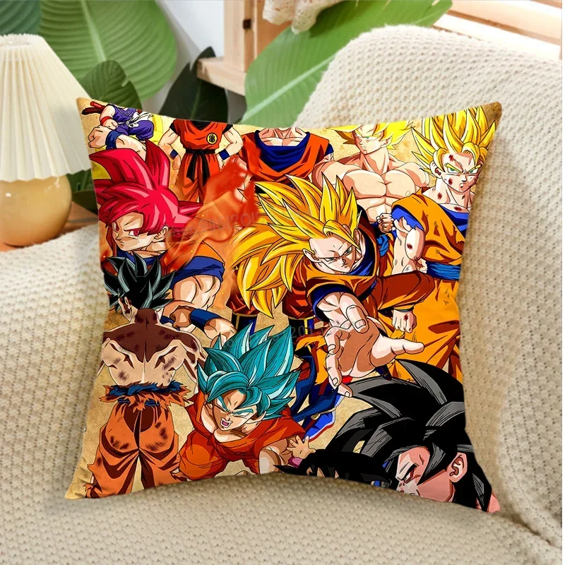 ドラゴンボールZのクッションカバー ドラゴンボール Z 枕カバー 45 センチメートルアニメ超悟空