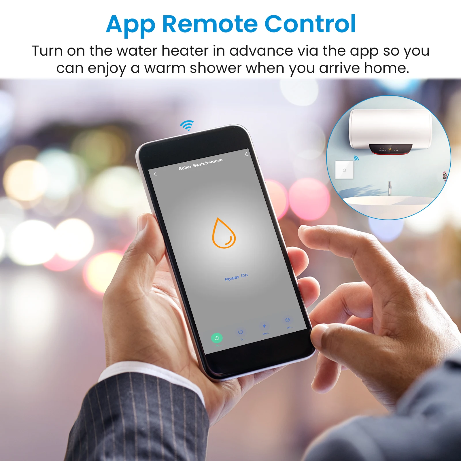 LoraTap WiFi Boiler Water Heater EU US IL Switch Tuya Smart Life App Remote  Control Energy Monitoring Voice Google Home Alexa - AliExpress