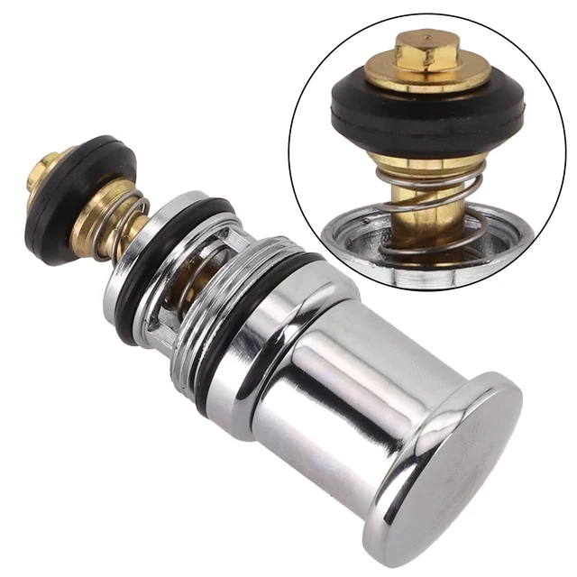Shower Switch Valve Spring-Loaded Pull-up Water Diverter Surface-Mounted Exposed Triple Bathtub Faucet Water Core 6