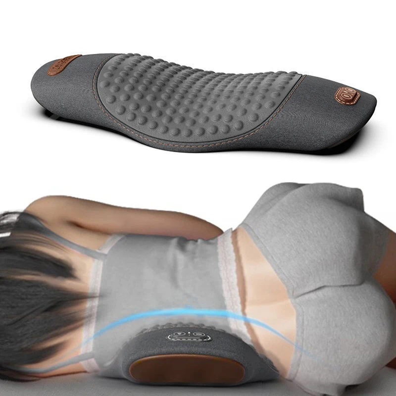 Lumbar Pillow Waist Protcetion New Multifunctional Electric Massage Relax Cushion Ergonomically Designed Waist Support Pad