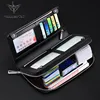 WilliamPOLO Wallet Men's Long Leather Anti-theft Swipe Bag Large Capacity Multifunctional Card Holder Wallet Simple Hand Bag 4