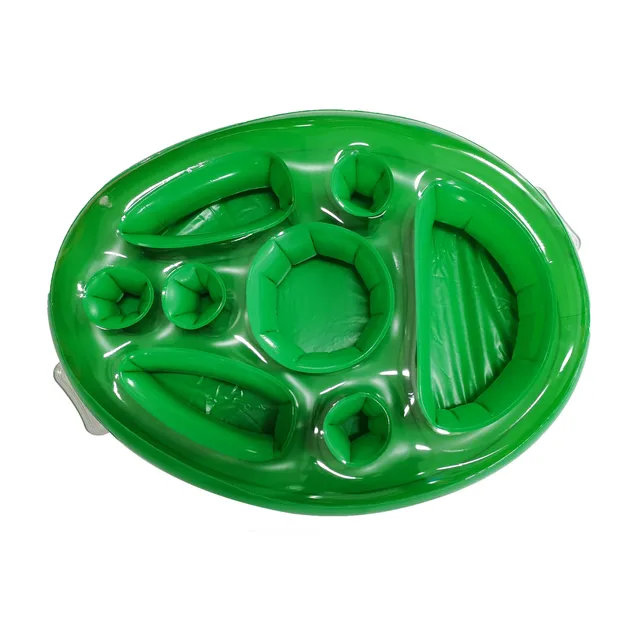Green dining plate