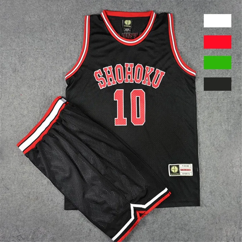 

Anime Slam Dunk Shohoku MITSUI Costume Basketball Jersey Cosplay Uniform Vest Singlet Shirt Sleeveless Set Tank Tops