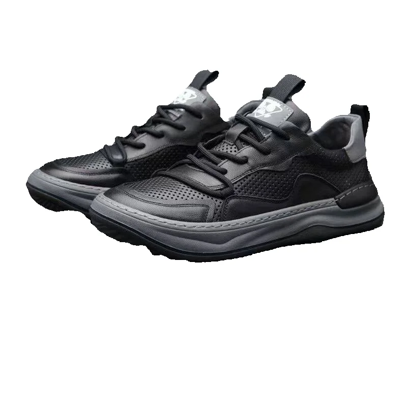Regal Footwear Clown Men Slouch Head 2025 Neue echte Leder Vielseitige atmungsaktive trendige High-End-Sport-Casual-Herrenschuhe_voghion.com