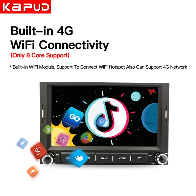 Kapud 7'' Android 11 GPS Car Multimedia Video Player For PEUGEOT