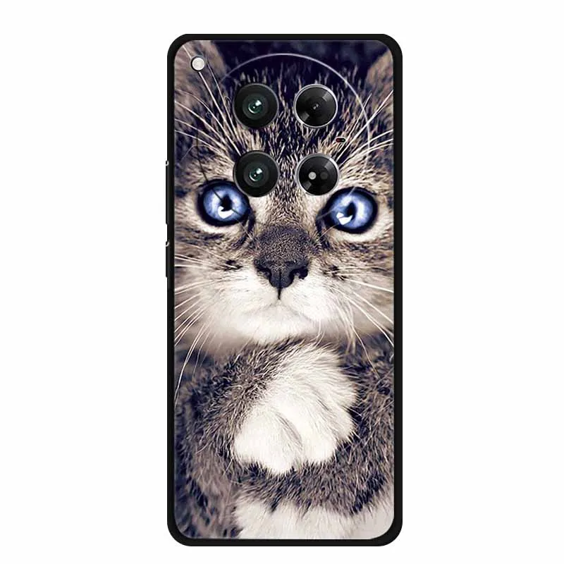 Stylish Black Silicone Soft Back Cover for Smartphones - 6.78  Capa