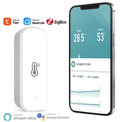 Tuya WiFi Smart Home Temperature and Humidity Sensor - Wireless Remote Monitor (Zigbee)