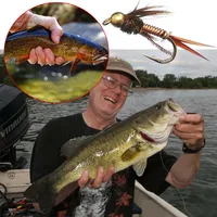 6Pcs Fly Fishing Lure Insects Different Mixed Styles Flies Fishing For Trout Nymph Dry Flies 6