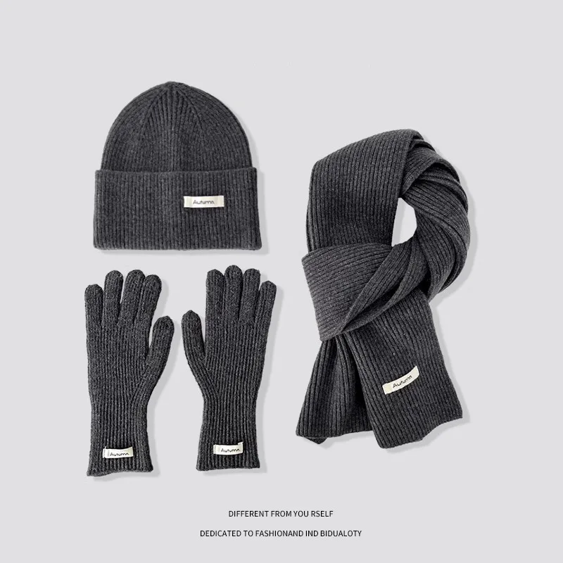 Women’s Winter Knit Hat, Scarf & Gloves Set 5