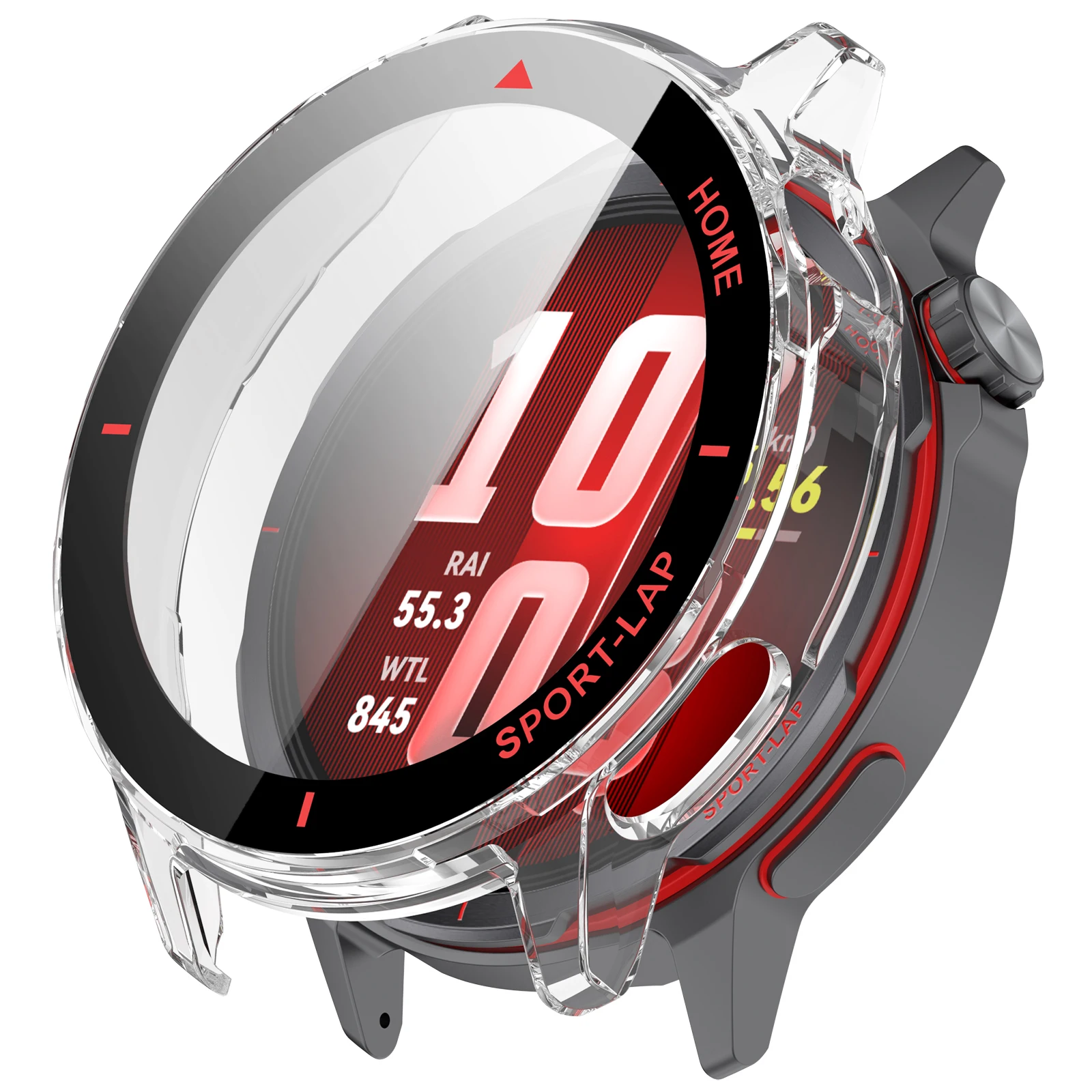 Huawei Watch GT Runner 2 Protective Case with Tempered Glass Screen Cover