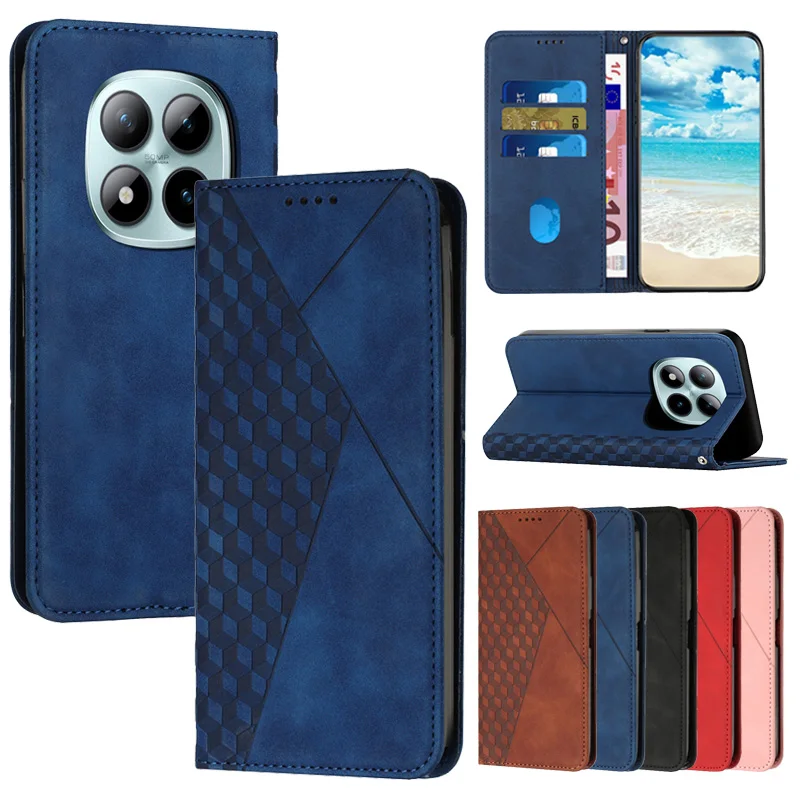 Pour Xiaomi Redmi Note 15 Pro 5G étui à rabat magnétique pour Funda Xiaomi Redmi Note 15 Pro + 15Pro Plus 5G Protection couverture de téléphone