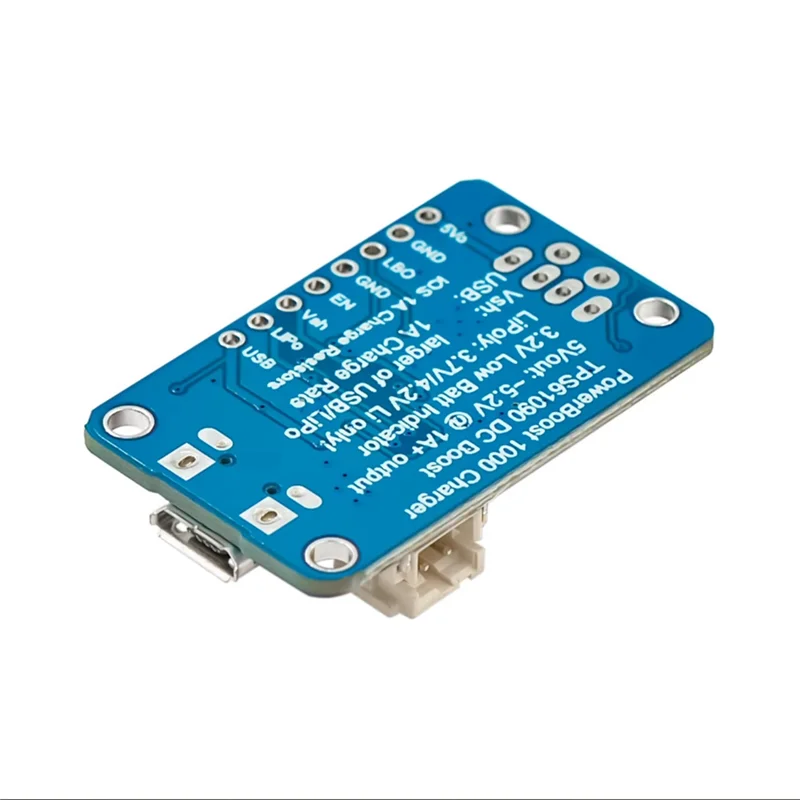 T24C 2465 스팟 충전식 모듈 5V Lipo USB 부스트 1A 충전기 Powerboost 1000 전자 제품용 휴대용 충전 솔루션