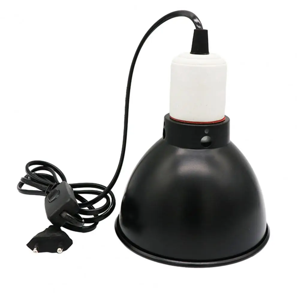Lampada Termica Per Rettili Resistente Al Calore Universale Facile Installazione Lampada Per Rettili A Cupola Profonda Con Cavo Di Alimentazione