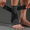 Adjustable Ankle Support Compression Ankle Brace Protector for Running Soccer Basketball Nylon Knitted Bandage Ankle Strap 5
