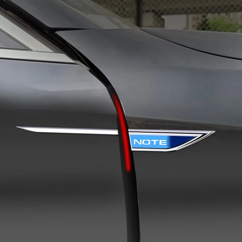 

2Pcs Car Side Fender Knife Stickers, Emblem Badge Decals, Trim Styling Logo, for NOTE Auto Styling Accessories