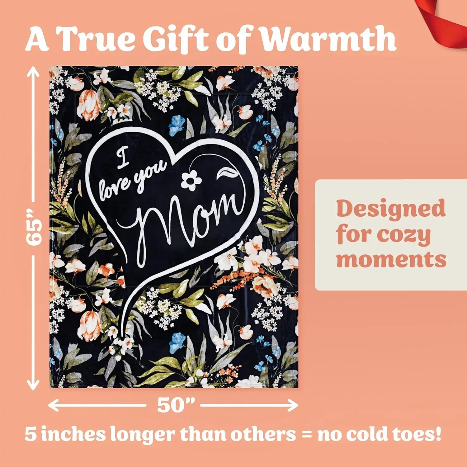 Birthday gifts for mom from son and daughter, birthday gift ideas for mom, blanket for mom, cover blanket 3