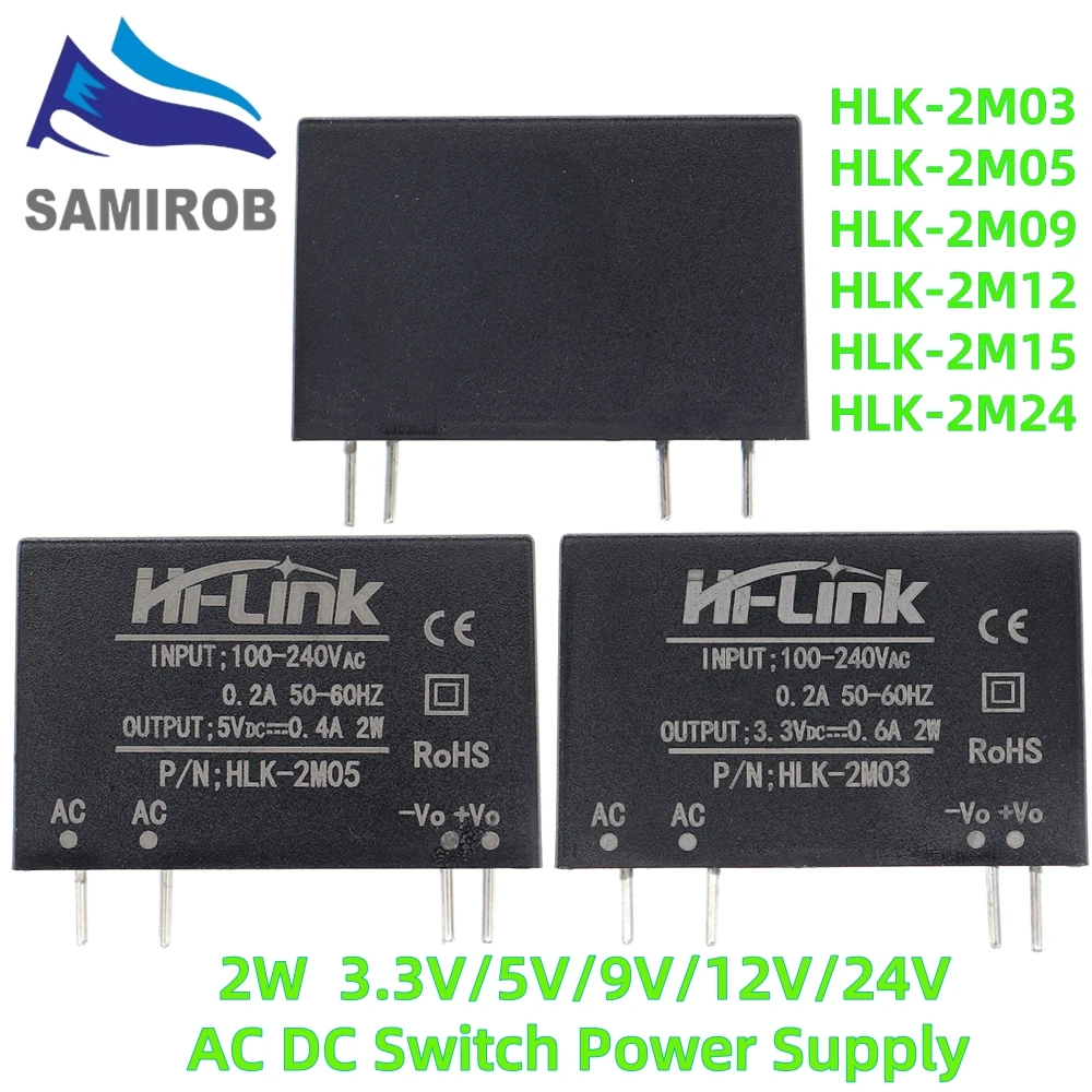 Power Module Hm2 AC-DC Power Module Mini Isolation Switch Power Supply Module 2W 220v to ...