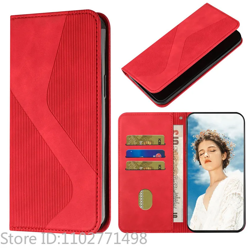 Luxury Wallet Flip Cover Phone Case - Magnetic Shockproof Leather
