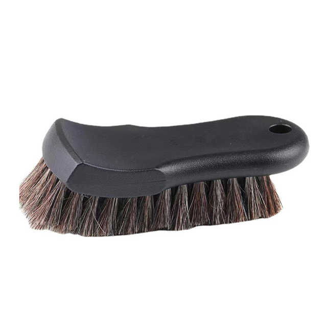 Horsehair Brush Car Cleaning Tool Leather Seat Dashboard Auto Detailing Brush Car Interior Cleaning Tool Car Wash Brush